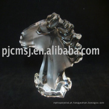 K9 cavalo de cristal feito à mão